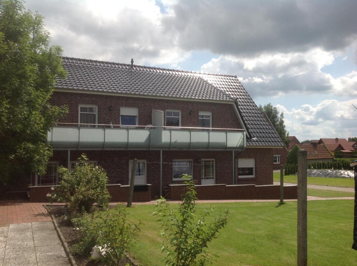 Apartmenthaus Djuren Dornum Exteriör bild